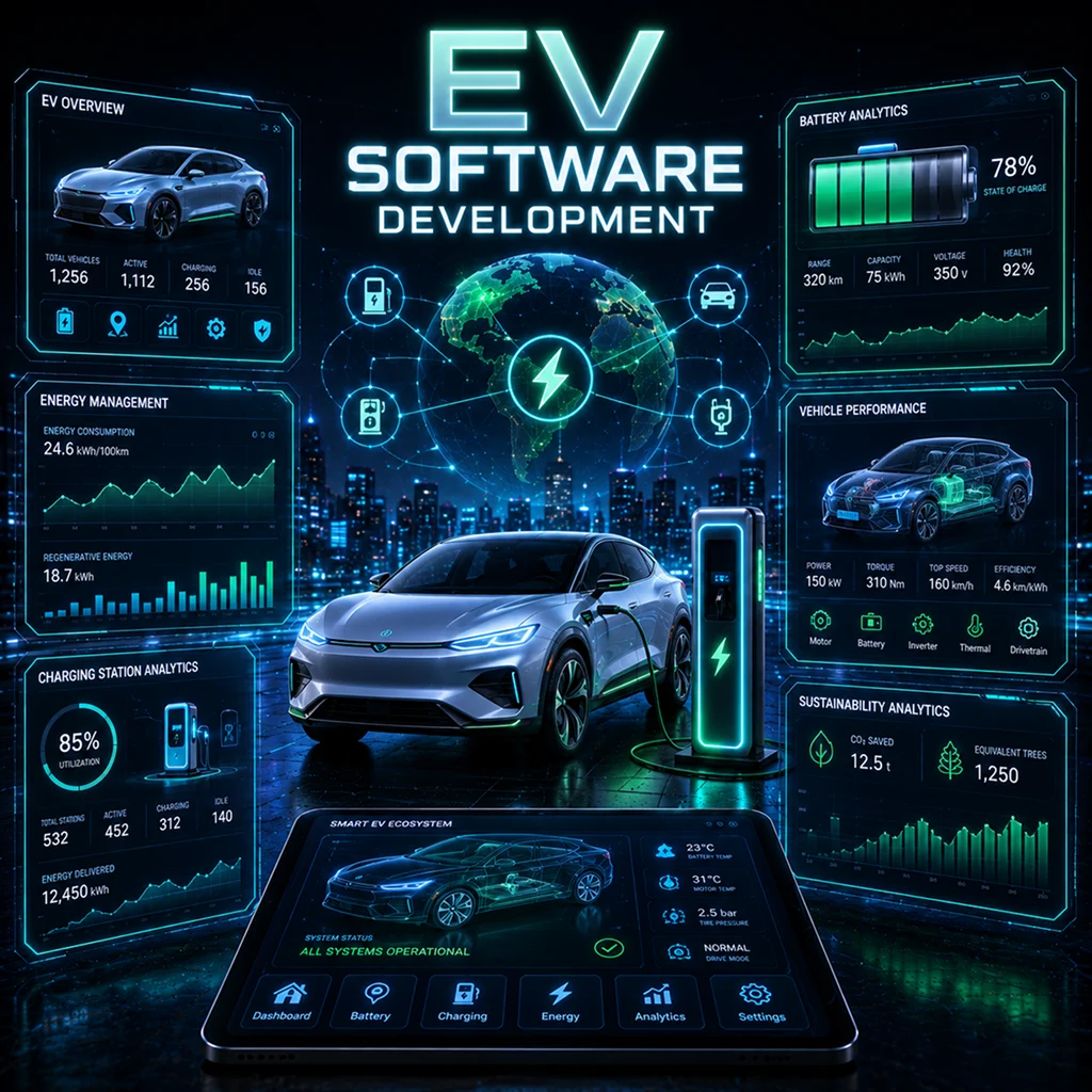 EV software development services